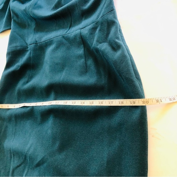 Dress the Population Tiffany Pine One-Shoulder Evening Midi Dress Size L - Picture 16 of 16